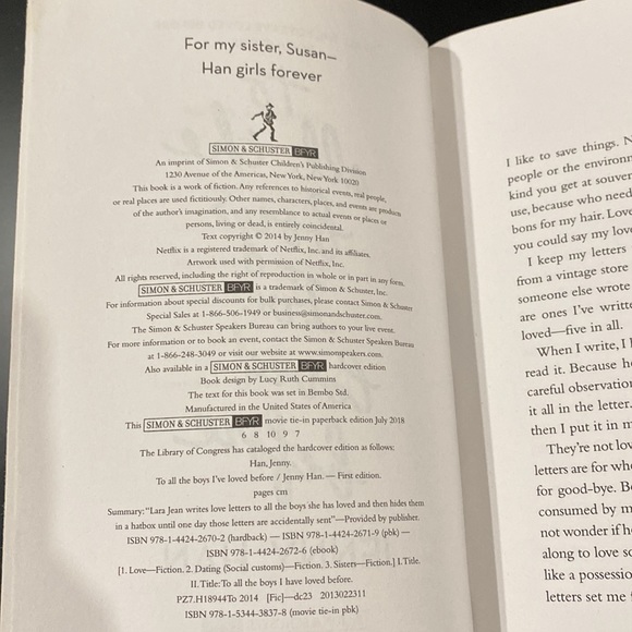 To All the Boys I’ve Loved Before by Jenny Han - Paperback Novel - Picture 5 of 7